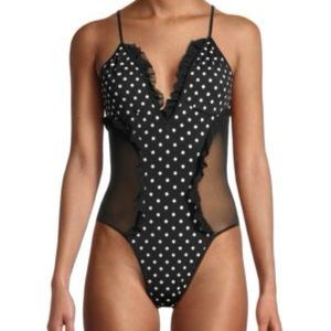 Chaser Polka Dot One Piece Swimsuit